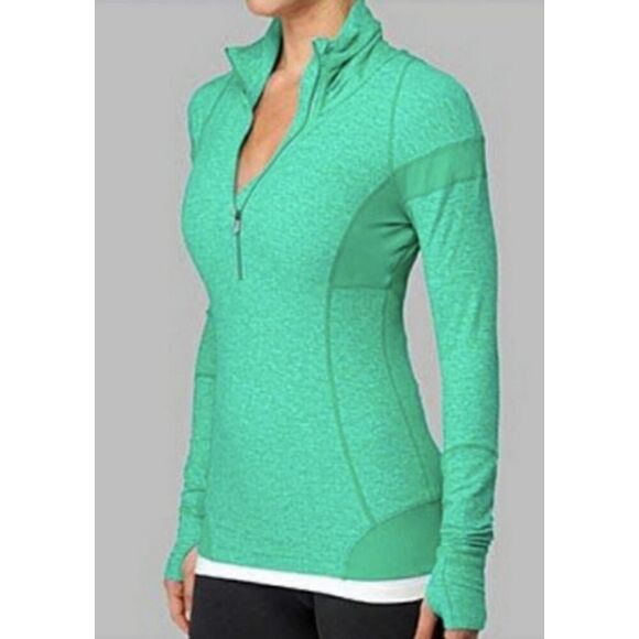 Lululemon Run: Inspire 1/2 Zip Pullover - Picture 1 of 13